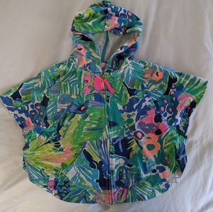 Lilly Pulitzer XS Girls Cotton Poncho